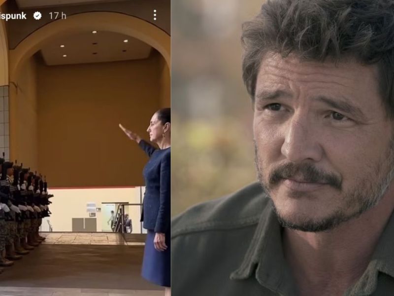 “Fan de su Cuarta Transformación”: Pedro Pascal comparte un video de Sheinbaum