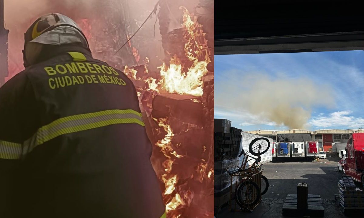 incendio en la Central de Abasto