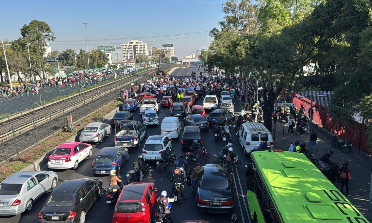 Bloqueo en Calzada de Tlalpan