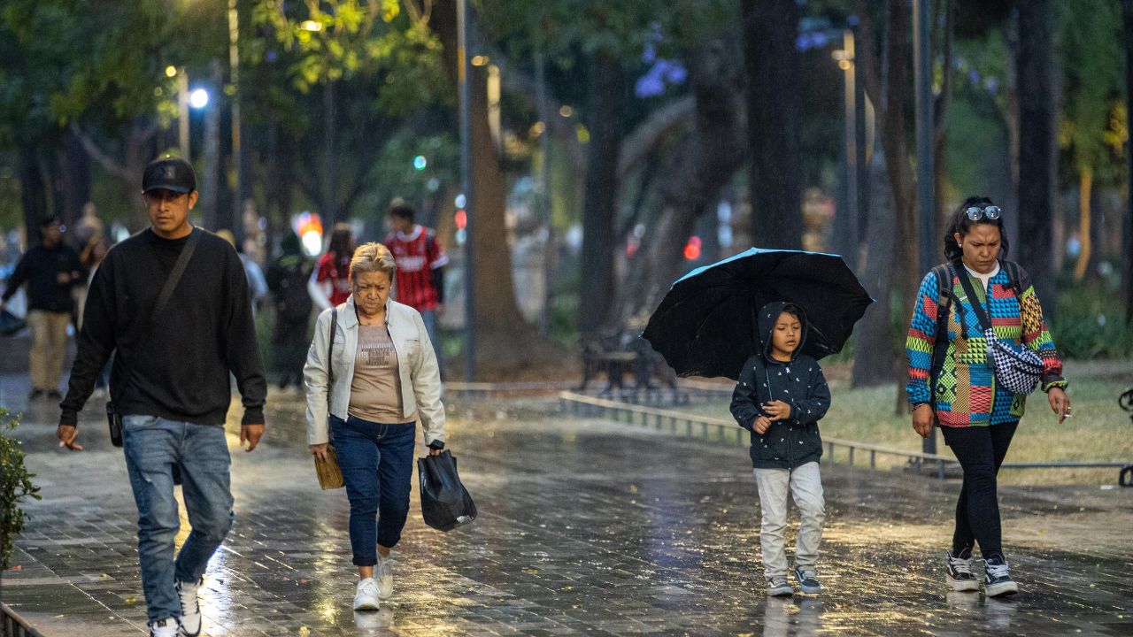Reportan lluvia con actividad eléctrica en Álvaro Obregón, Azcapotzalco, Benito Juárez, Cuauhtémoc, Gustavo A. Madero y Miguel Hidalgo