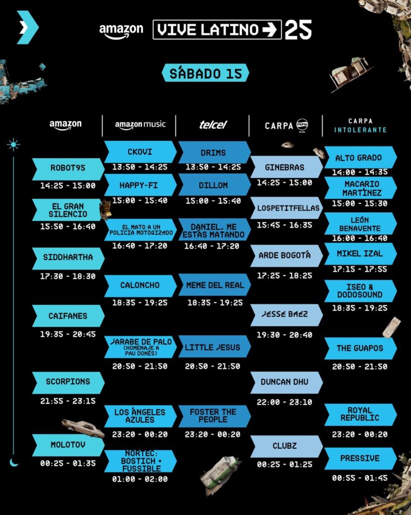Vive Latino 2025 sábado