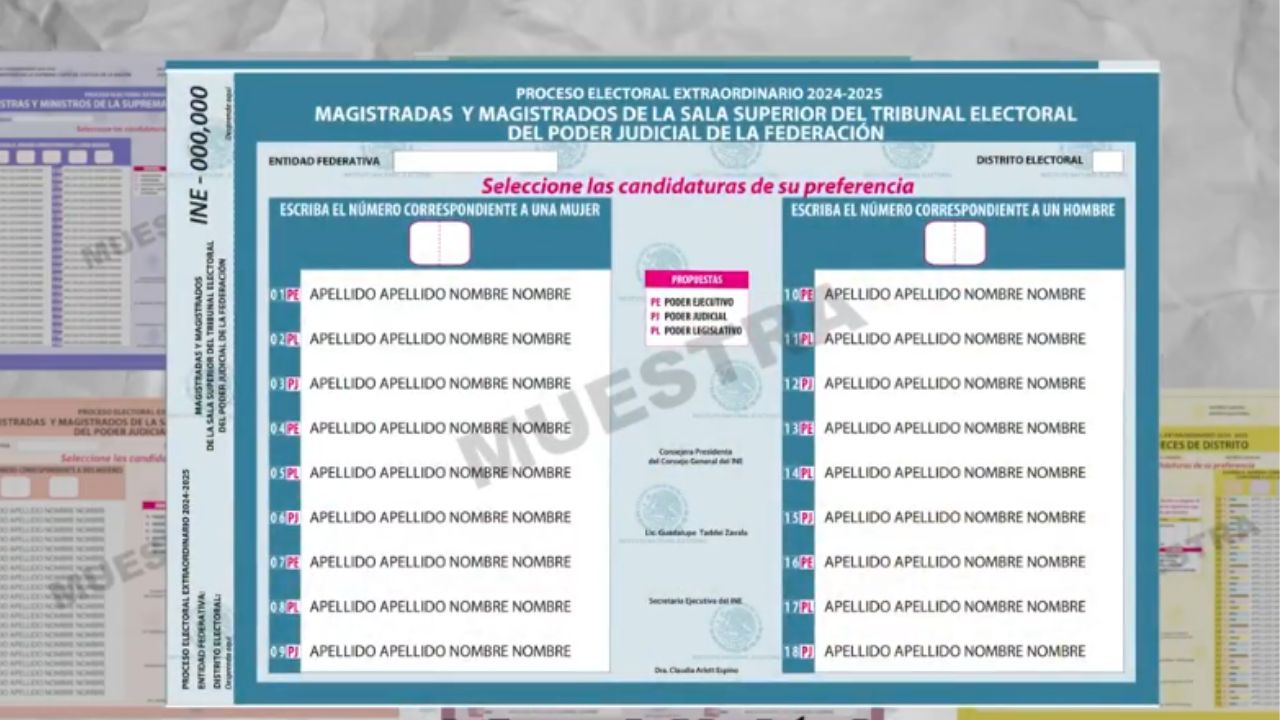 El 21 de marzo pasado, el Consejo General del INE definió, mediante un sorteo digital, las candidaturas que competirán en cada Distrito Judicial Electoral