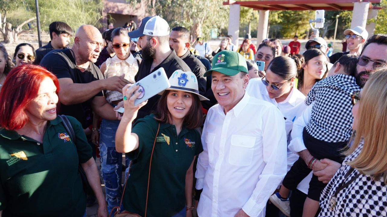 El gobernador Alfonso Durazo destacó que después de años de espera, con compromiso, trabajo y dedicación se hizo realidad el rescate del parque.