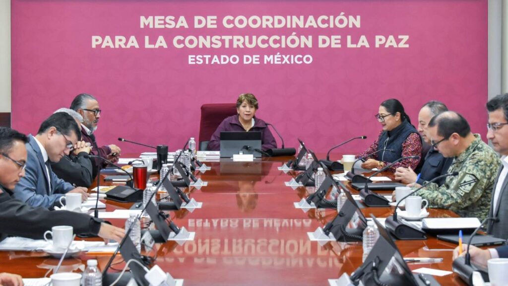 La información se dio en la Mesa de Coordinación para la Construcción de la Paz que diariamente encabeza la gobernadora Delfina Gómez Álvarez.