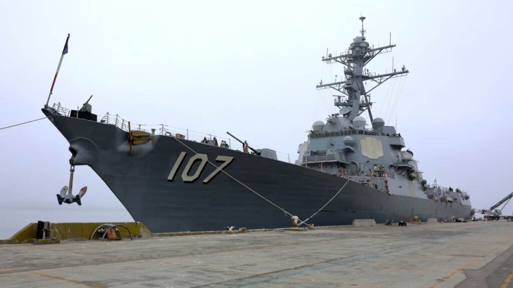 La embajada de Estados Unidos confirmo que el buque de guerra USS Gravely se envió a las costas del Golfo de México.