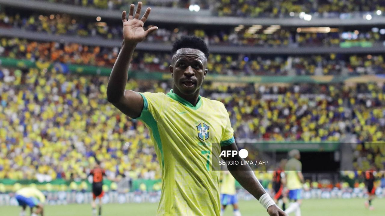 Brasil se impone a Colombia con gol de Vinicius Jr.