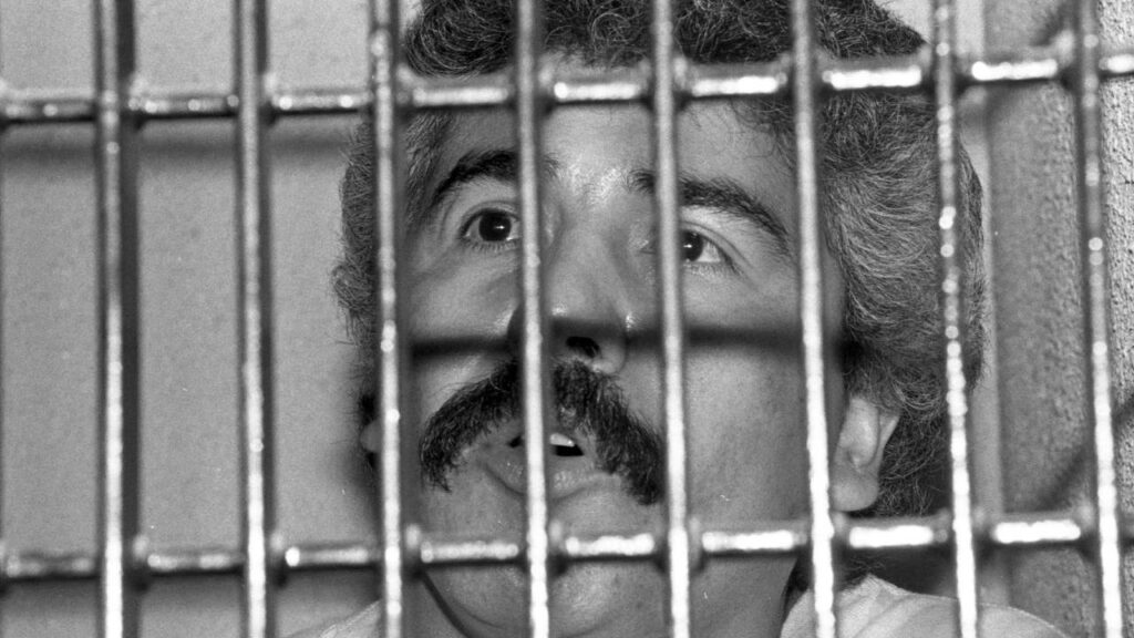 Rafel Caro Quintero durante su detención en 1985.