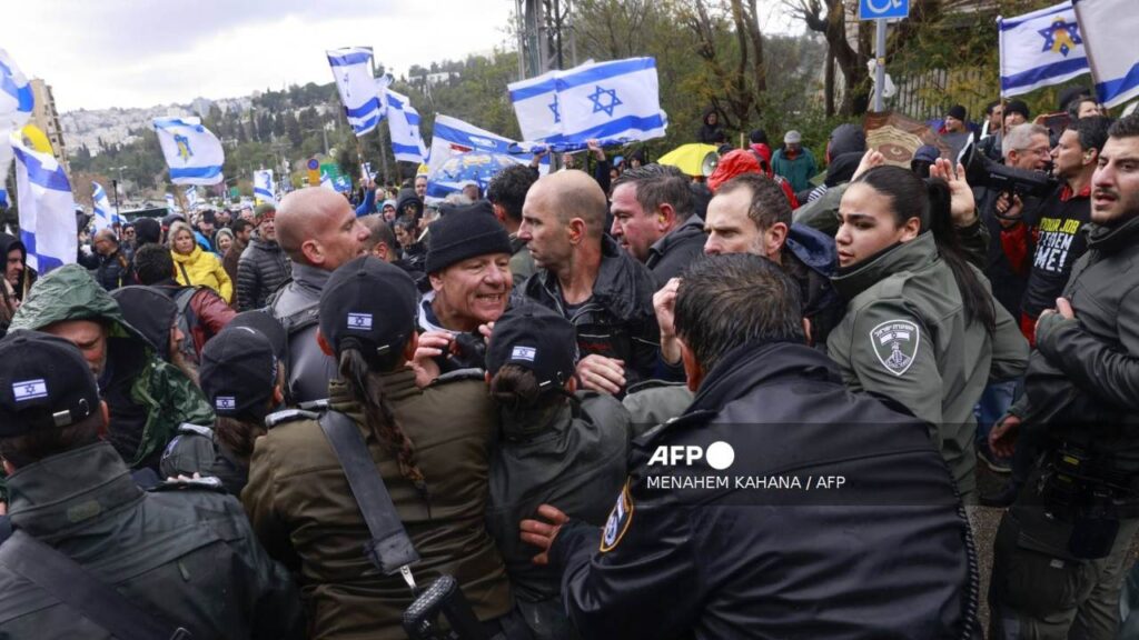 Protestas contra Israel para el cese al fuego en la Franja de Gaza.