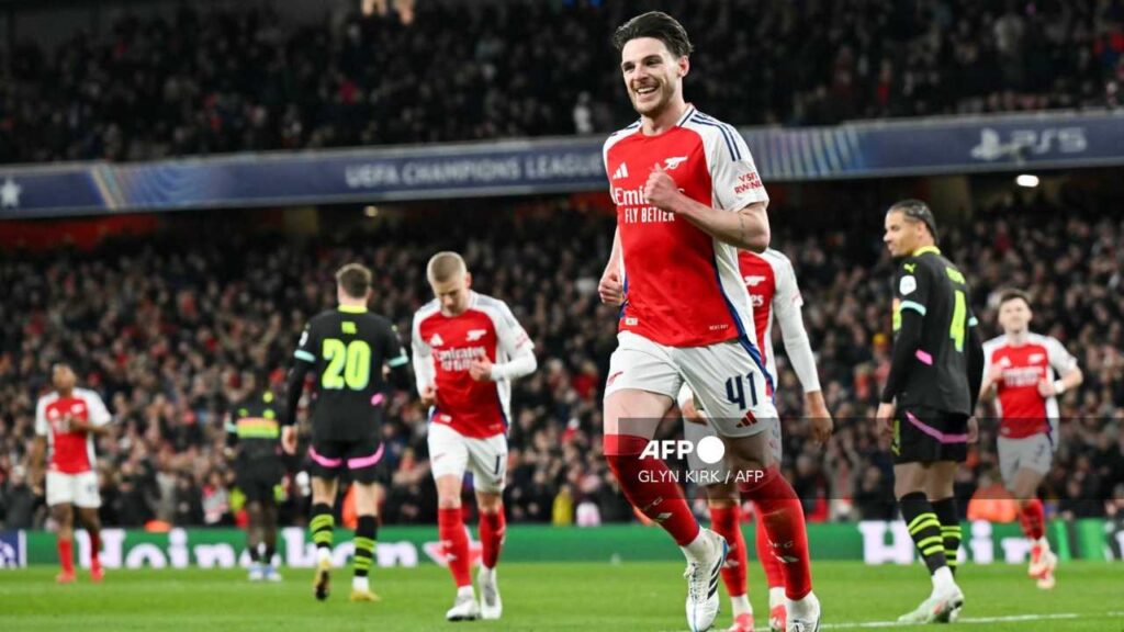 El Arsenal avanzó a los cuartos de final de la Champions League.