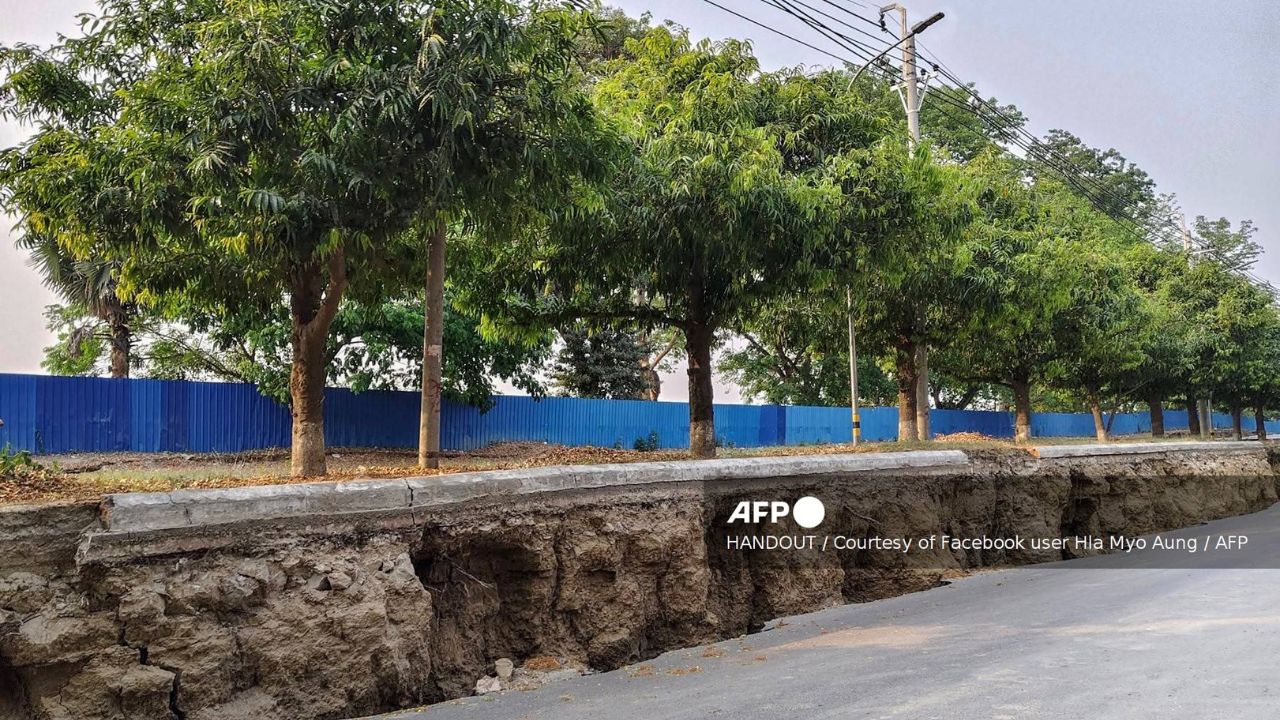 aspectos de los daños del terremoto en Birmania y Tailandia