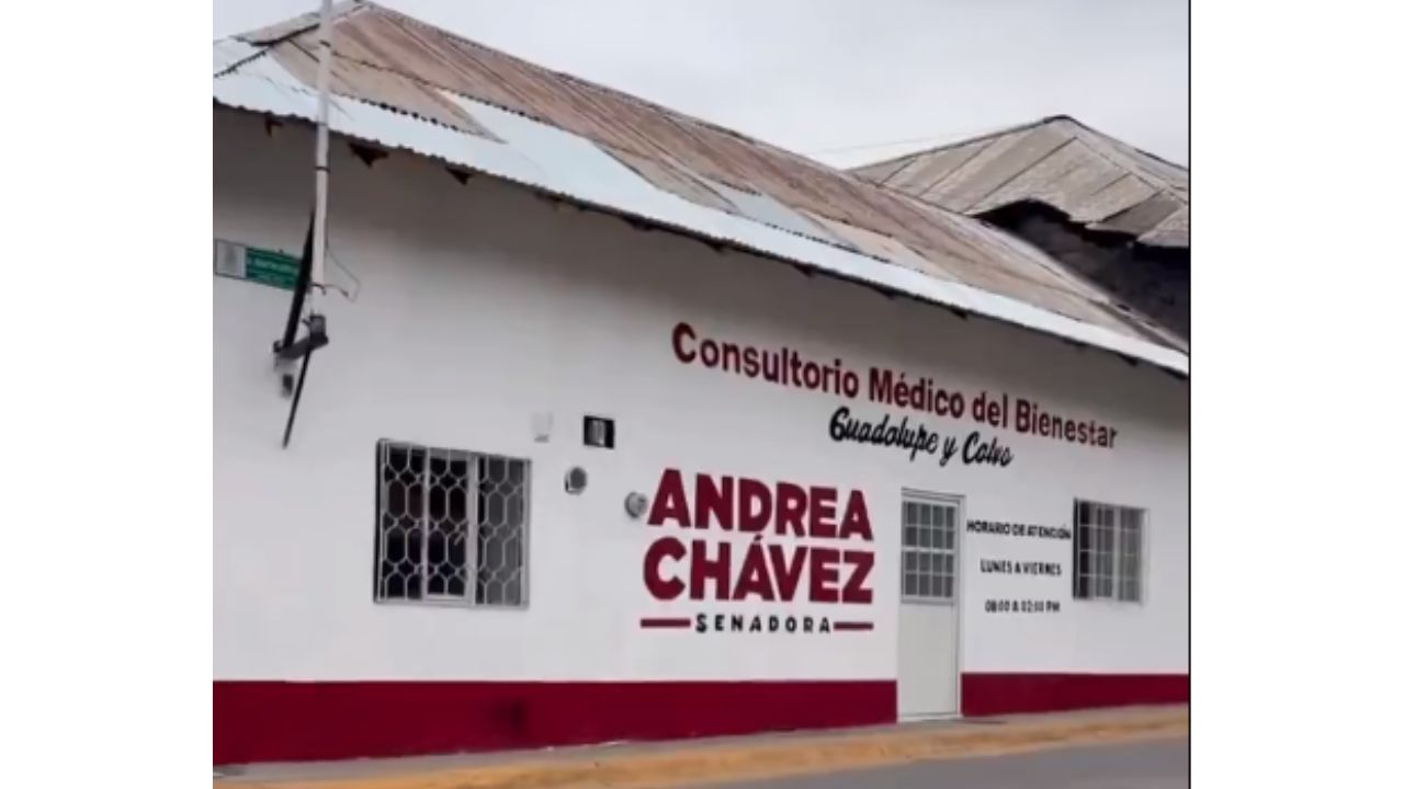 Encuentran consultorio del bienestar rotulado con el nombre de Andrea Chávez en el municipio de Guadalupe y Calvo