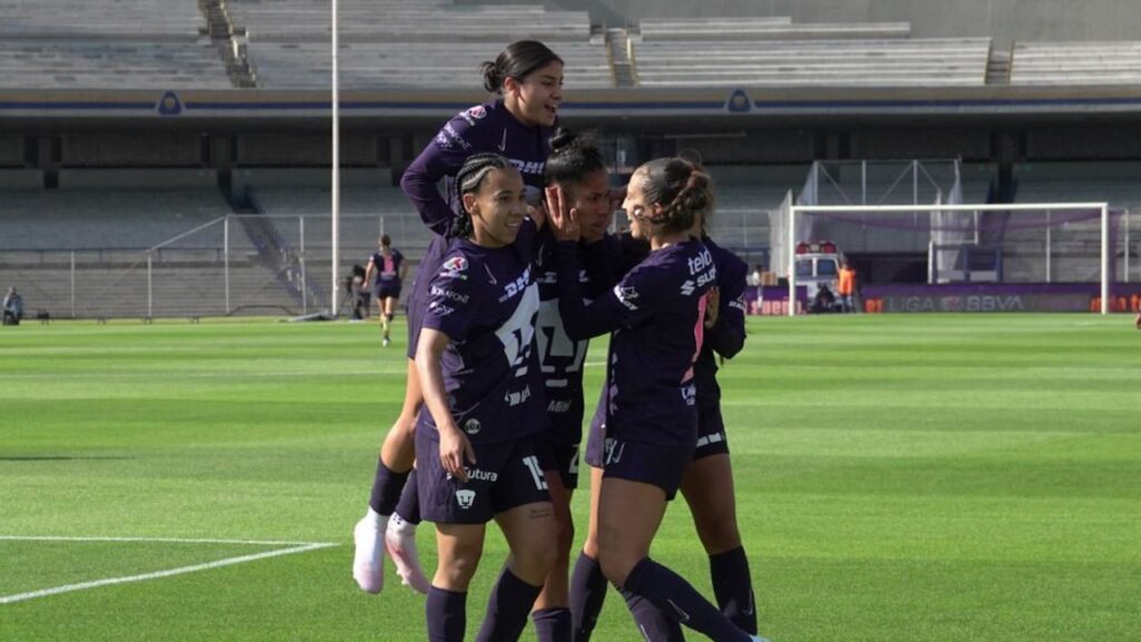 Pumas se enfrenta a Chivas en los cuartos de final de la Liga MX Femenil. 