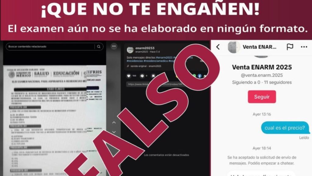 Autoridades de salud en Michoacán hacen un llamado a las y los aspirantes a realizar residencias médicas a mantenerse alerta ante posibles fraudes.