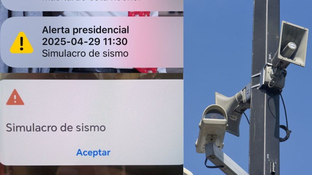 Así sonó la alerta en celulares durante el Simulacro Nacional 2025