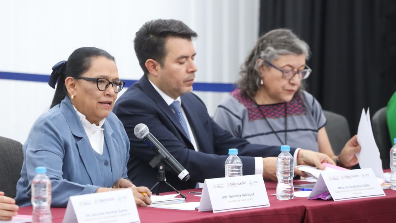 Rosa Icela Rodríguez, titular de la Secretaría de Gobernación.