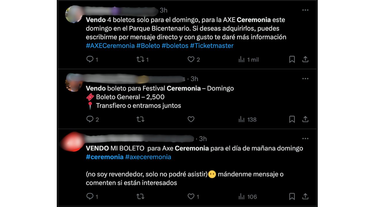 Pese a suspensión, fans venden sus boletos para el Axe Ceremonia 2025.