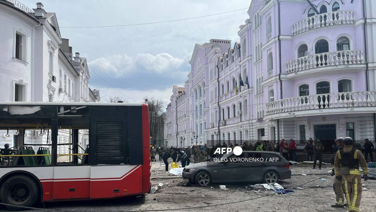 Un bombardeo ruso se hizo presente en plena celebración de Domingo de Ramos en Ucrania 