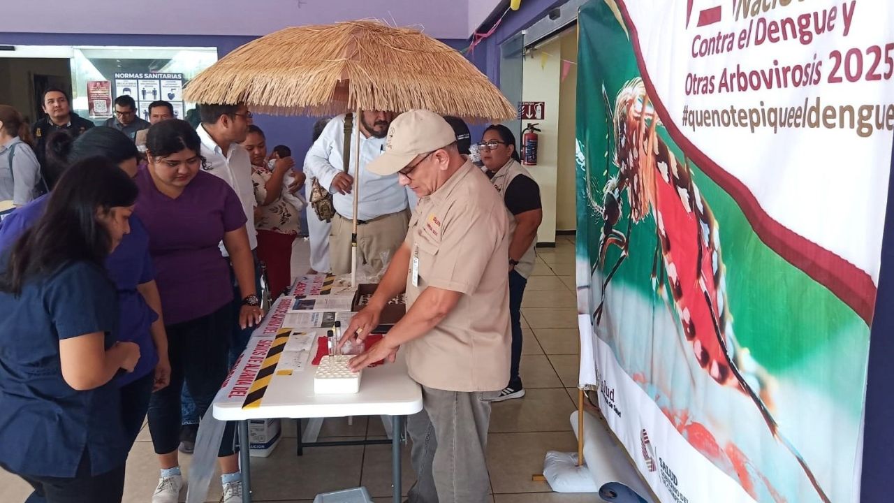 Exhortan a la población de Campeche no bajar la guardia en las medidas preventivas y mantener el patio limpio.