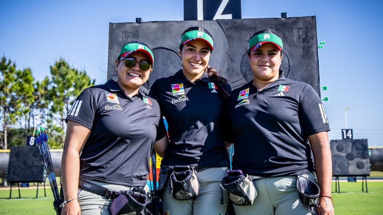 Equipo femenil de Tiro con Arco Compuesto mexicano