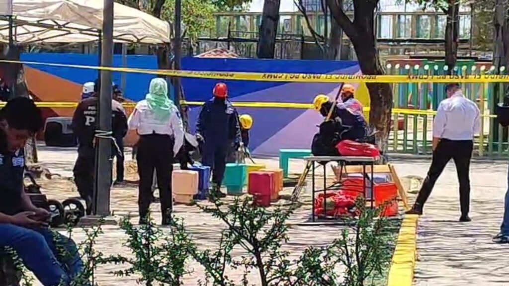 Durante el viernes se hallaron restos humanos en un parque que fungía como campamento migrante.