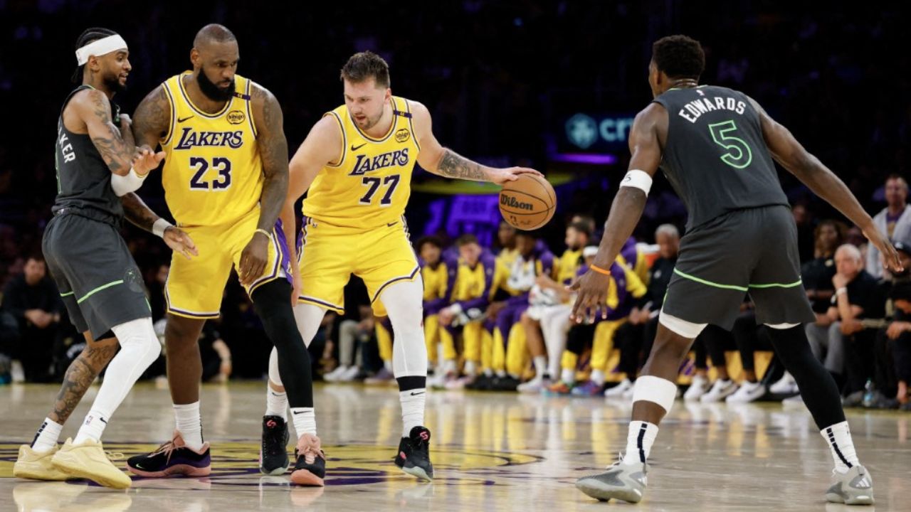 Lakers, de LeBron y Doncic, son eliminados en la primera ronda por los Timberwolves de Minnesota.