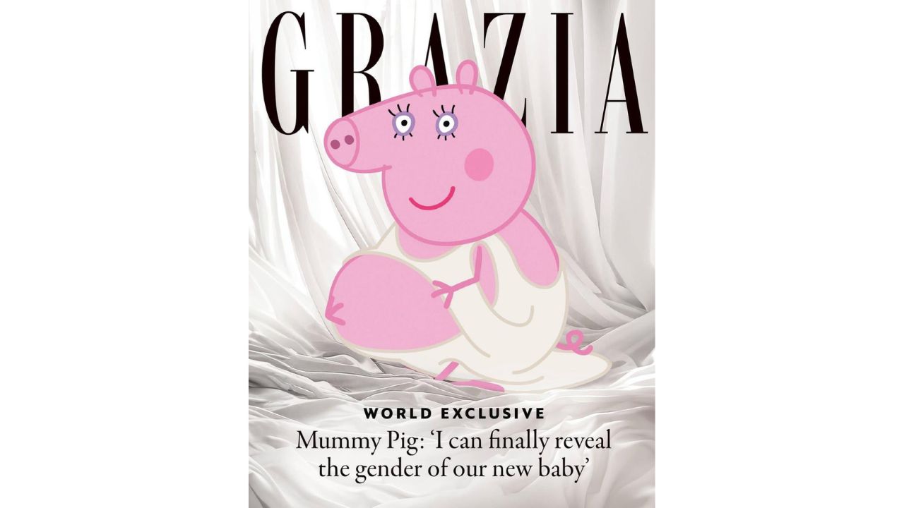 Mamá de Peppa pig en revista