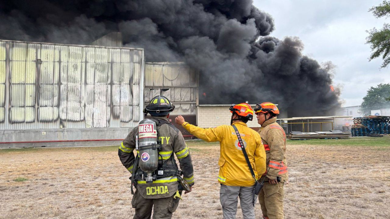incendio en procesadora de huevo