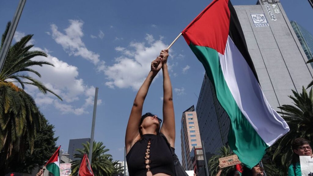 Habrá movilizaciones en pro de Palestina en CDMX
