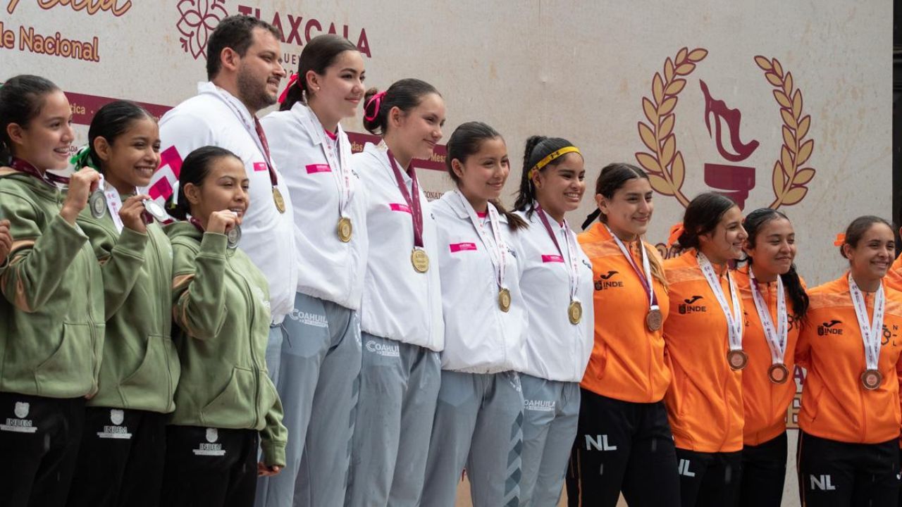 Estudiantes deportistas ganan medallas en la Olimpiada Nacional Conade 2025.