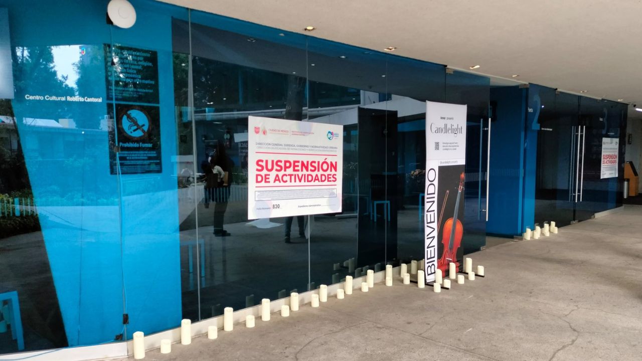Personal del INVEA adscrito a la Alcaldía procedió a suspender las actividades en el Auditorio "El Cantoral"