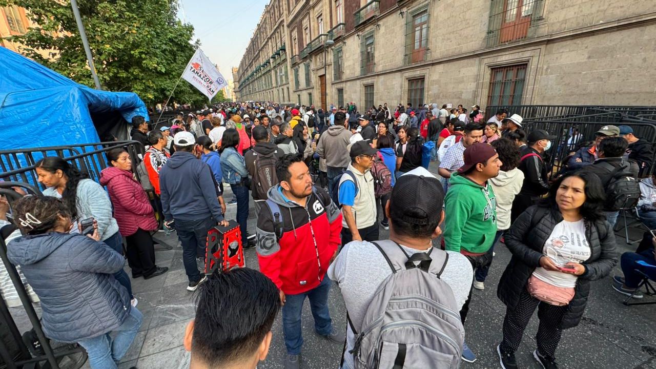 Pese a bloqueo en Palacio Nacional, Sheinbaum reitera dialogo con la CNTE