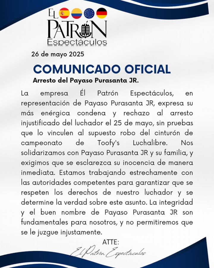 Foto: Instagram@el_patron_entertaiment