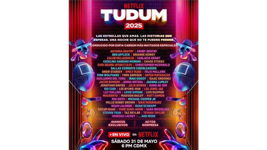 El evento, que incluirá avances exclusivos, actuaciones sorpresa y un elenco imperdible, se llevará a cabo el sábado 31 de mayo.
