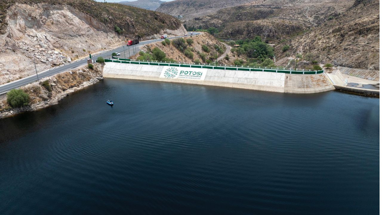 La Presa El Peaje se encuentra a su máxima capacidad de almacenamiento con 10 millones de metros cúbicos de agua para minimizar el desabasto.