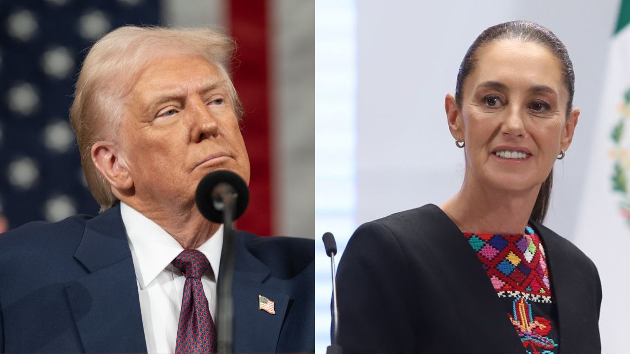 Trump acusa a la presidenta Claudia Sheinbaum de temer a los cárteles y rechazar su apoyo.