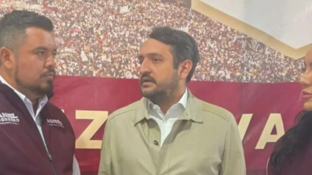 Andy López Beltrán acompaña a candidato de Morena en Durango
