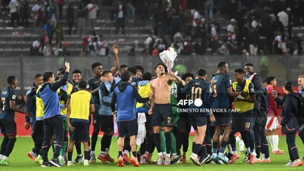 Ecuador selló su clasificación al Mundial este martes con un empate 0-0 ante Perú.