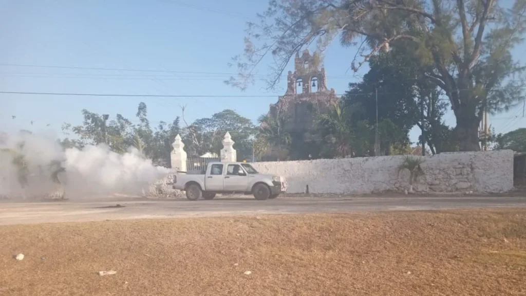 En la última semana, se nebulizaron 21 mil 114 hectáreas en 128 comunidades de Campeche.