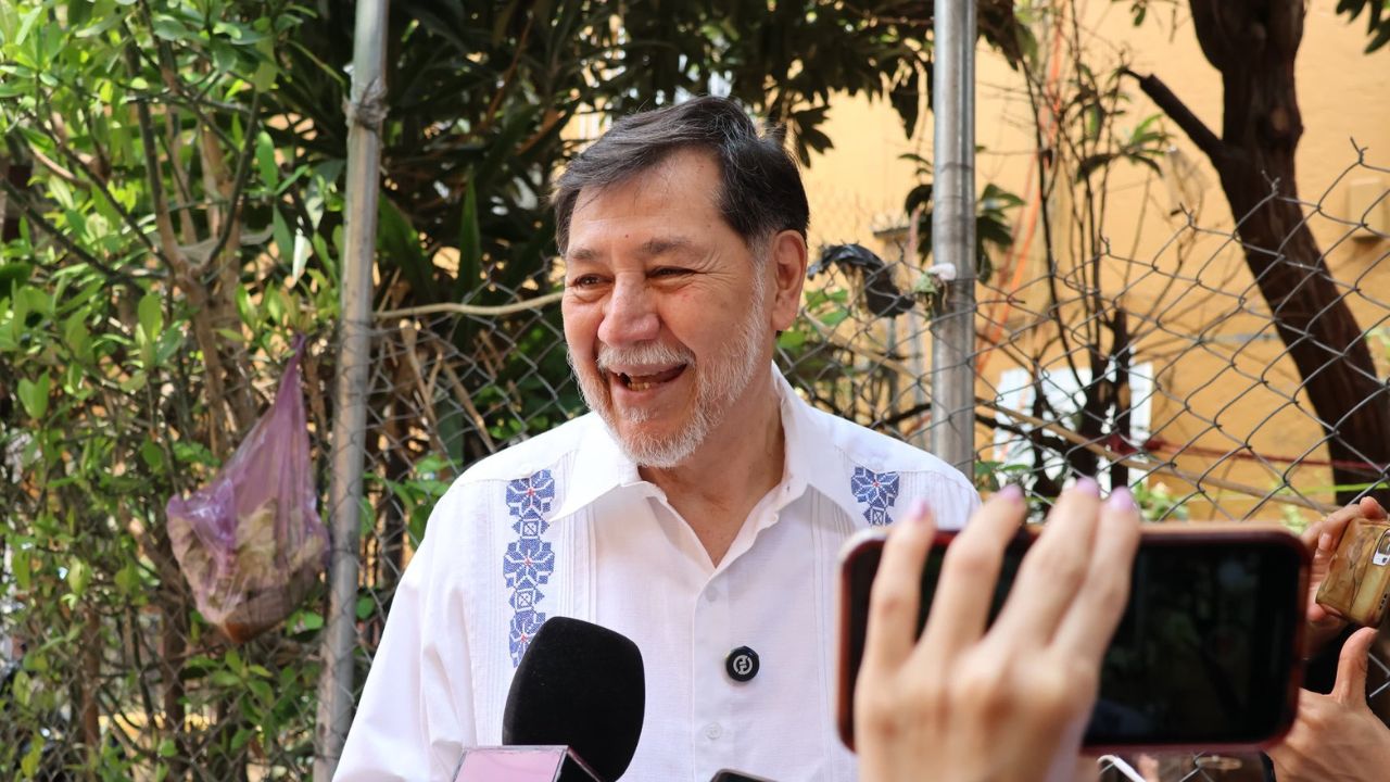 Noroña durante la elección judicial