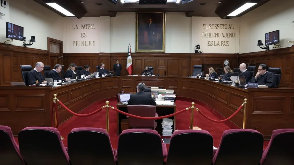 sesión de la Suprema Corte de Justicia de la Nación