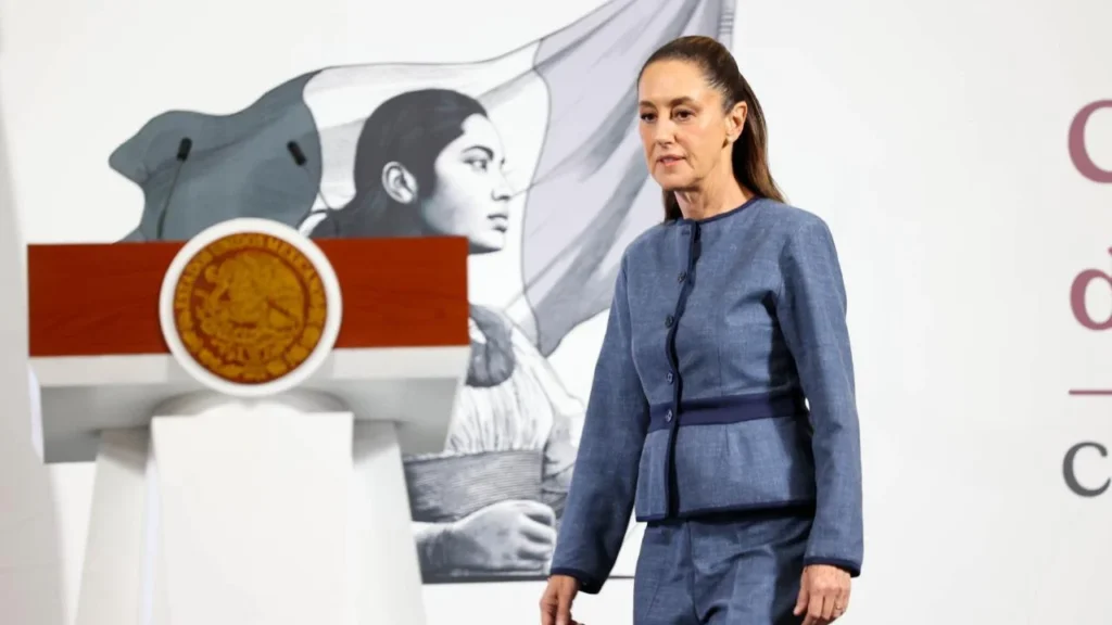 Claudia Sheinbaum agradeció el respaldo que le dieron los gobernadores de México luego de ser acusada por la secretaria de seguridad de Estados Unidos.