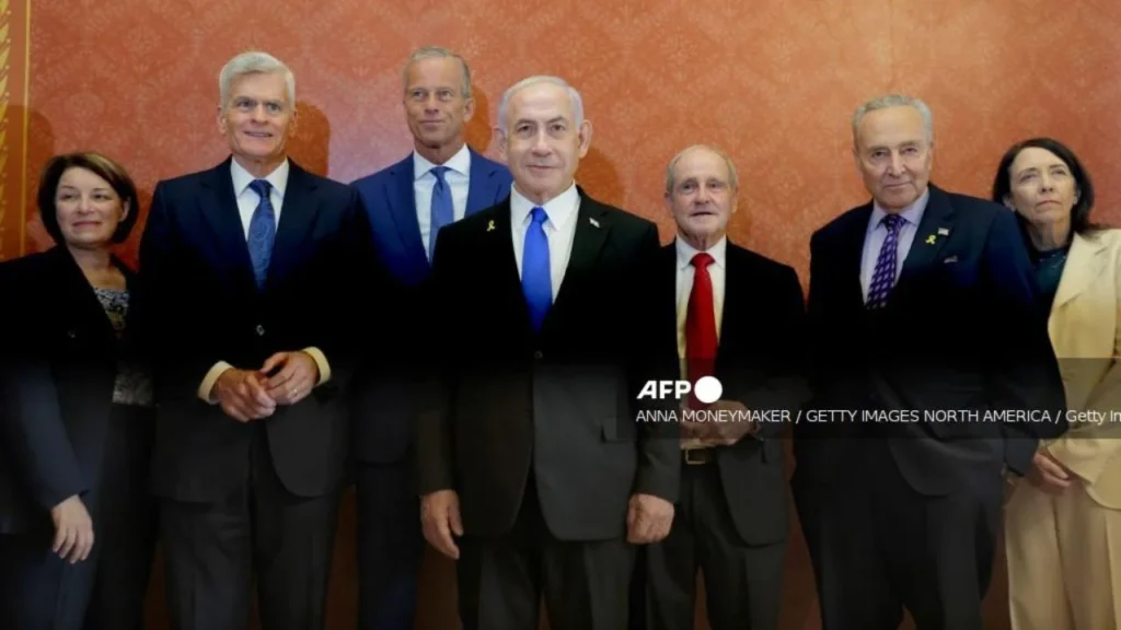 Benjamin Netanyahu y su equipo de minbistros
