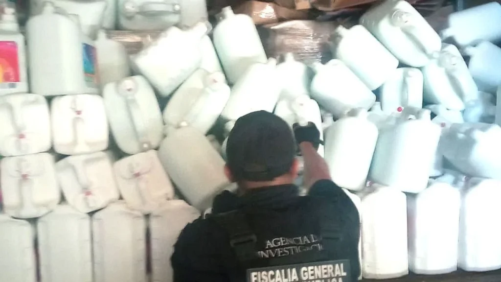 aseguramiento de drogas por parte de la FGR