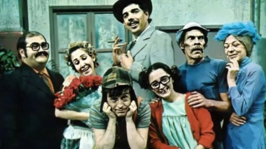 La Vecindad de El Chavo en una de las imágenes juntos antes de la salida de "Don Ramón".