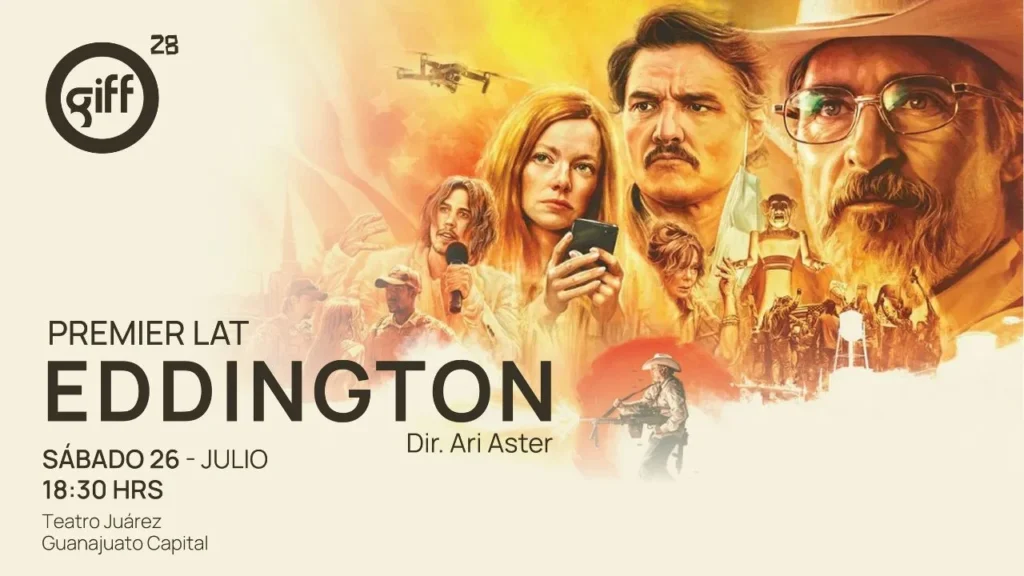 Con Phoenix, Pascal, Stone y Butler, Eddington mezcla western, sátira política y drama psicológico.




Preguntar a ChatGPT
