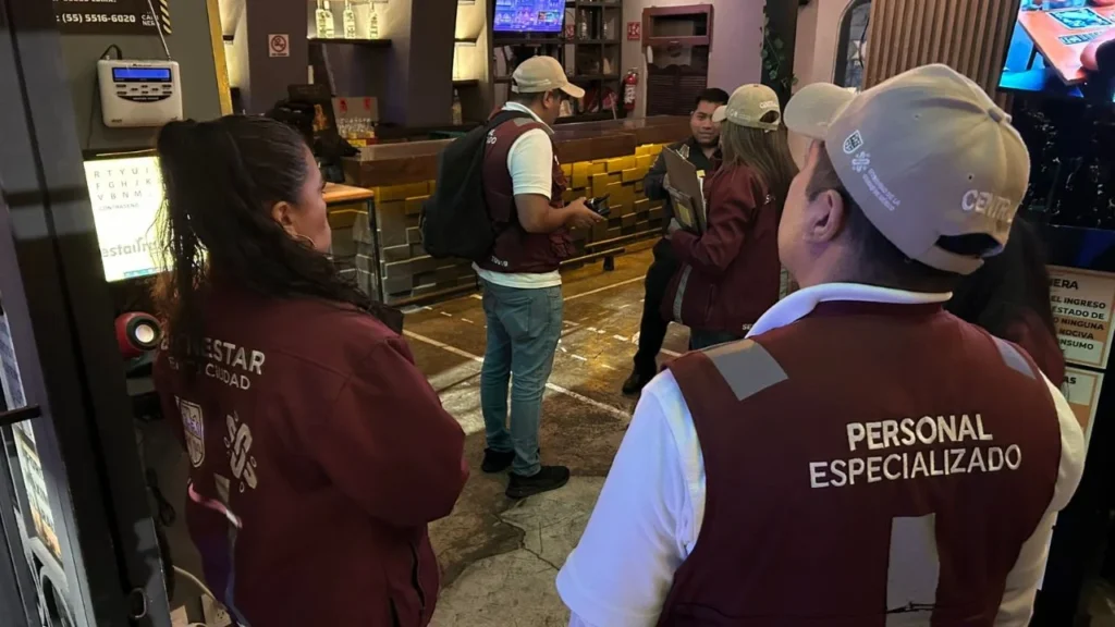 Operativos de verificación dejan 9 chelerías clausuradas en 8 alcaldías de la CDMX.