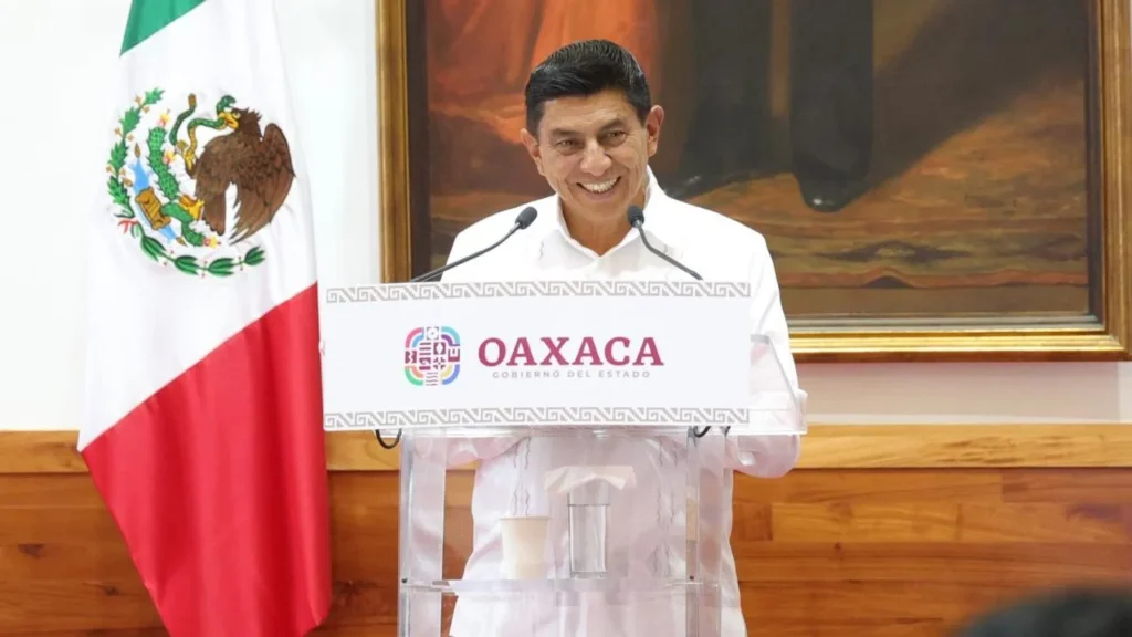 Salomón Jara Cruz, gobernador de Oaxaca, destacó el liderazgo de la presidenta Claudia Sheinbaum para aplazar aranceles.
