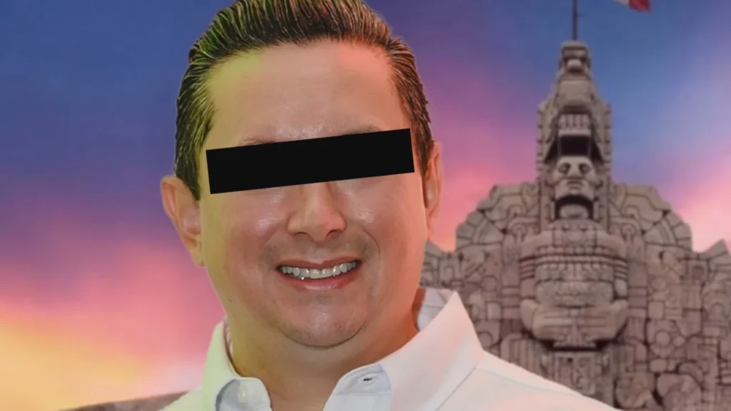 Rafael Echazarreta, dirigente del PRI en Mérida, se encuentra detenido por el delito de presunto fraude.