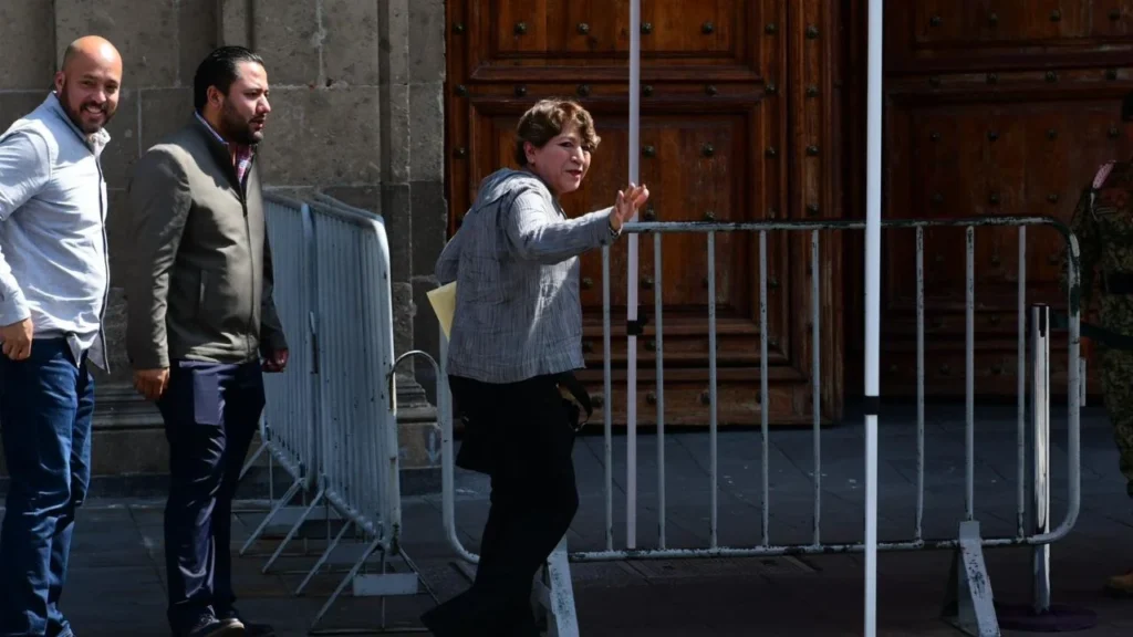 Delfina Gómez señaló que a la reunión con Sheinbaum en Palacio Nacional asistieron presidentes municipales de la zona oriente del Edomex.