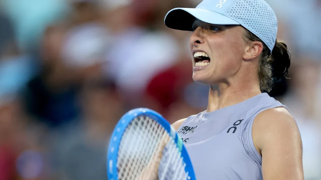 La tenista Iga Swiatek es una de las cabezas del circuito femenil del US Open.